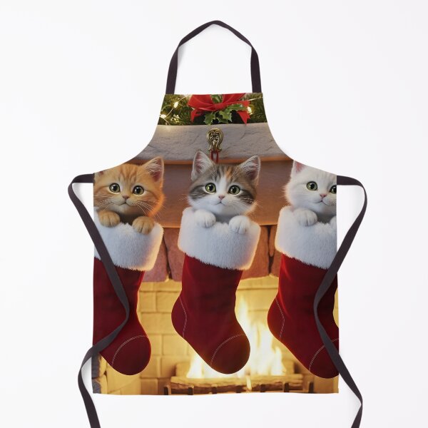 Item preview, Christmas Stocking Kittens: Three Cute Holiday Kitties designed and sold by ACuriousshoppe.
