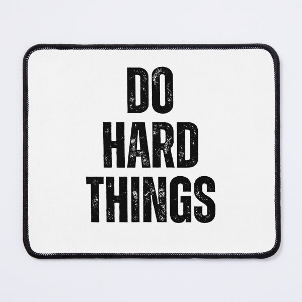 Item preview, Do Hard Things Workout Motivation Fitness designed and sold by snowry.