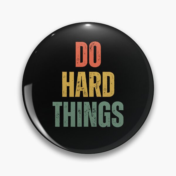 Item preview, Do Hard Things Workout Motivation Fitness retro designed and sold by snowry.