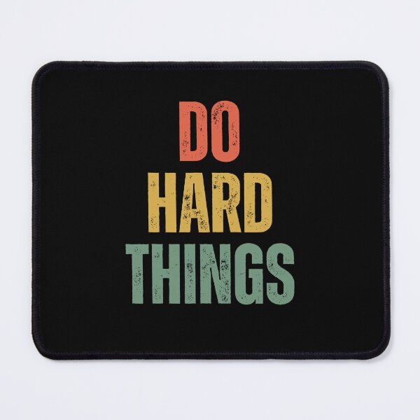 Item preview, Do Hard Things Workout Motivation Fitness retro designed and sold by snowry.
