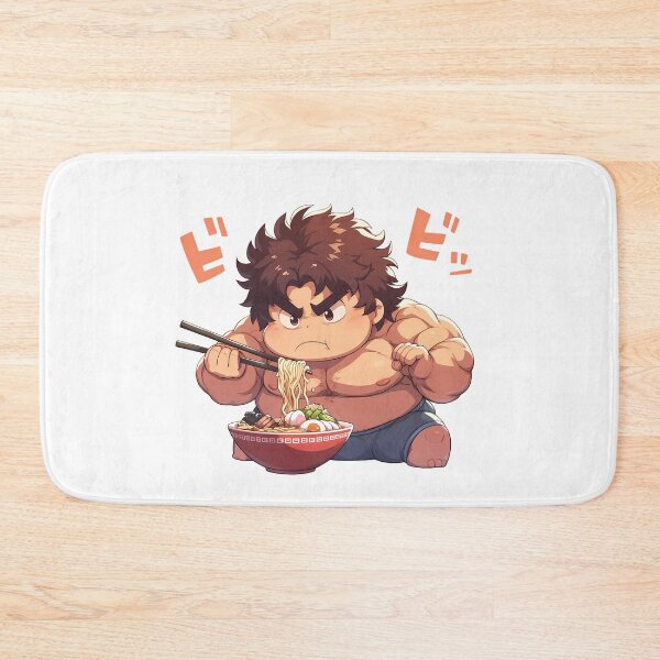 Item preview, Baki Hanma Baki the Grappler Chibi Fighter Eating Kawaii Ramen Anime designed and sold by Raslbazola.