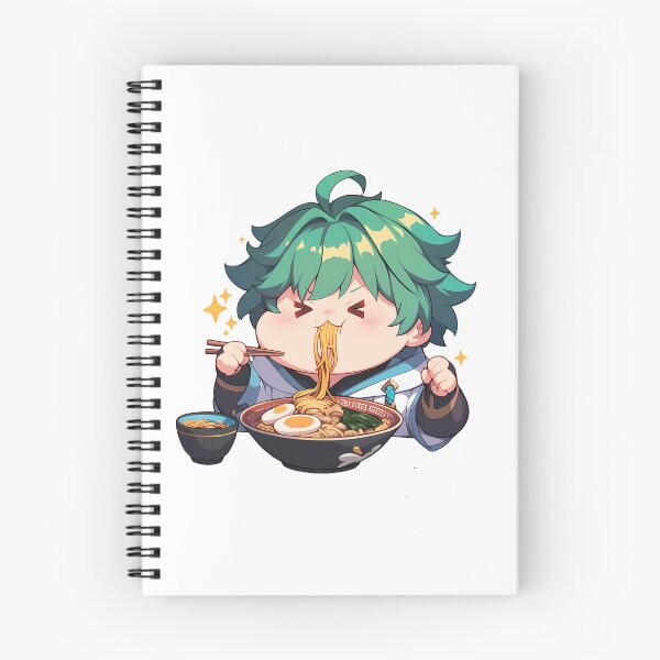Item preview, Game Chongyun Cute Ramen Delight Genshin Impact Chibi Kawaii Anime Boy Style designed and sold by Raslbazola.