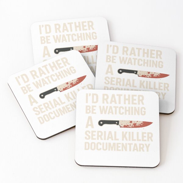 Item preview, I’d Rather Be Watching a Serial Killer Documentary | True Crime Retro T-Shirt designed and sold by mickkelly68.
