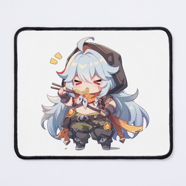 Item preview, Game Razor Genshin Impact Chibi Boy Eating Hot Ramen Anime designed and sold by Raslbazola.