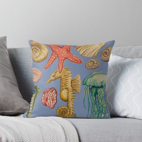 Item preview, Watercolor Sea Life (Purple) designed and sold by Cheyana Armantrout .