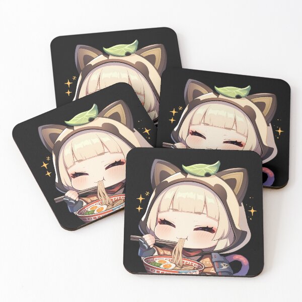 Item preview, Game Sayu Chibi Ninja Eating Ramen Genshin Impact Anime designed and sold by Raslbazola.