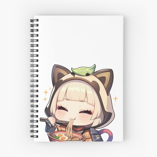 Item preview, Game Sayu Chibi Ninja Eating Ramen Genshin Impact Anime designed and sold by Raslbazola.