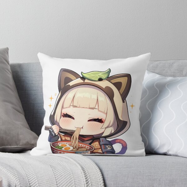Item preview, Game Sayu Chibi Ninja Eating Ramen Genshin Impact Anime designed and sold by Raslbazola.