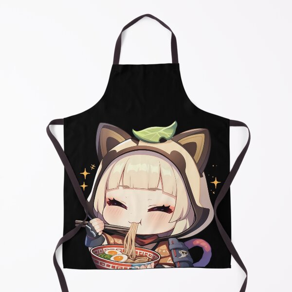 Item preview, Game Sayu Chibi Ninja Eating Ramen Genshin Impact Anime designed and sold by Raslbazola.
