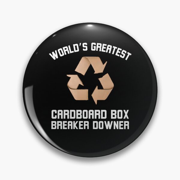 Item preview, World's Greatest Cardboard Breaker Downer Recycling joke designed and sold by snowry.
