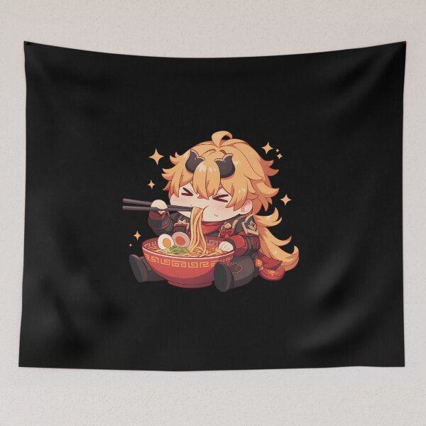 Item preview, Game Thoma Chibi Ramen Moment Genshin Impact Anime designed and sold by Raslbazola.
