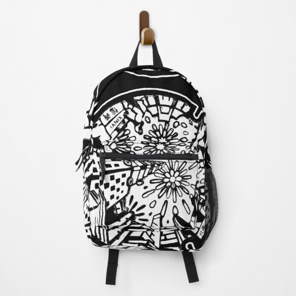 Item preview, Taiwan - Manhole in Xinyi - Taipei 101 and fireworks motif - White Inverted designed and sold by mattraski.