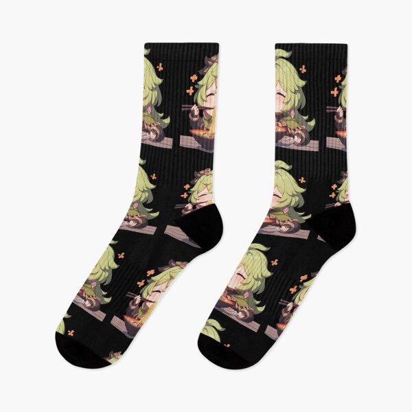 Item preview, Game Collei Cheerful Forest Girl Eating Ramen Genshin Impact Anime designed and sold by Raslbazola.