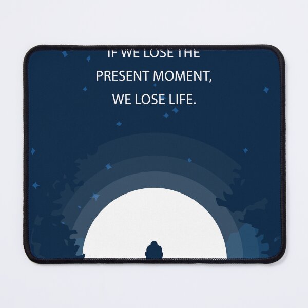 Item preview, Blue Buddha Quotes Motivational Inspirational In the Present Moment Buddhism designed and sold by subarashii11.