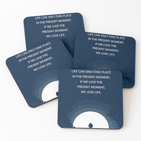 Item preview, Blue Buddha Quotes Motivational Inspirational In the Present Moment Buddhism designed and sold by subarashii11.