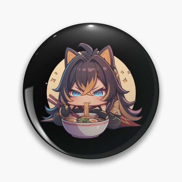 Item preview, Dehya Genshin Impact Kawaii Ramen Chibi Anime Girl Feast designed and sold by Raslbazola.
