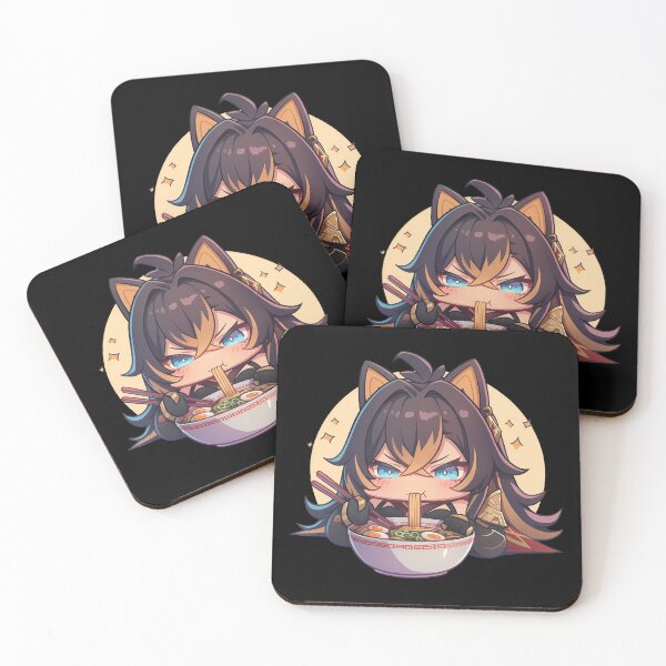 Item preview, Dehya Genshin Impact Kawaii Ramen Chibi Anime Girl Feast designed and sold by Raslbazola.
