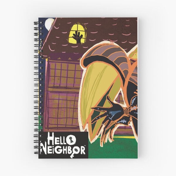 Item preview, The Guest Hello Neighbor Fan Art Creepy Horror stealth Game Illustration designed and sold by empressbat merch.