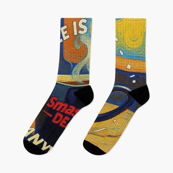 Item preview, coffee is great van gogh style colorful design designed and sold by SmashingDeals.