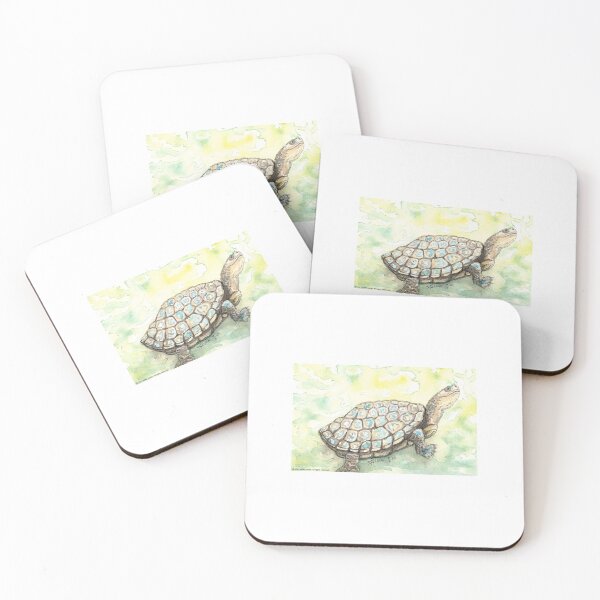 Item preview, Australian Turtle – Watercolour Wildlife Painting designed and sold by ArtwithKellie.