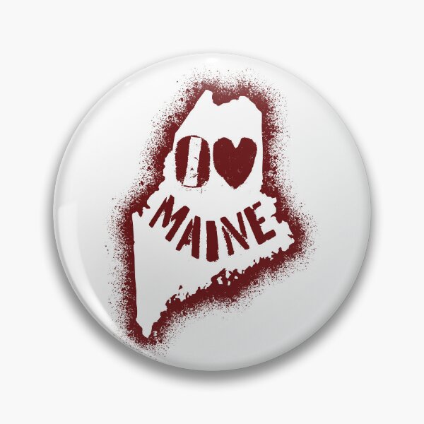 Item preview, Creepy Face I Love Maine designed and sold by pelagio.