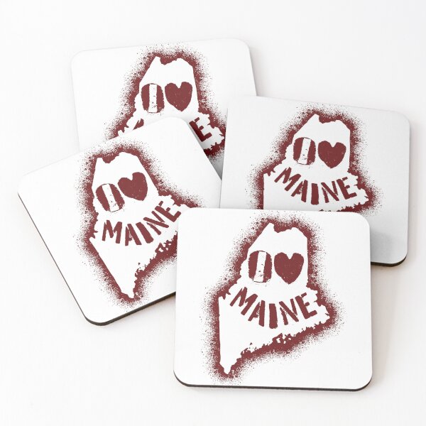 Item preview, Creepy Face I Love Maine designed and sold by pelagio.