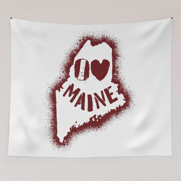 Item preview, Creepy Face I Love Maine designed and sold by pelagio.