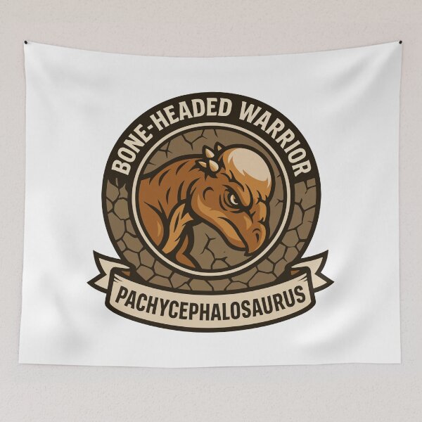 Item preview, Pachycephalosaurus – Bone-Headed Warrior Dinosaur Art designed and sold by WildlifeInc.