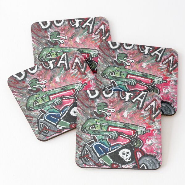 Item preview, Psychedelic Motorcycle Art – Bogan Fink Hot Rod Poster & Tee designed and sold by PETTY CASH RECORDS.