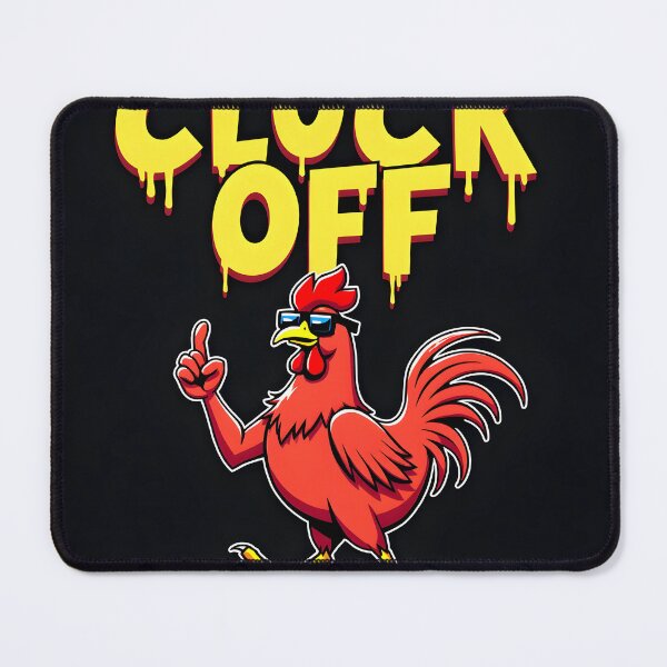 Item preview, “Cluck Off – Funny Cool Rooster Graphic | Sarcastic Chicken Humor Design” designed and sold by GG Creations .