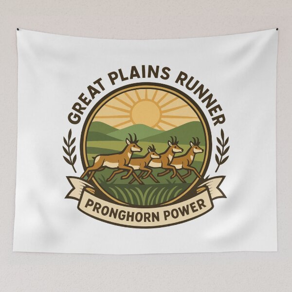 Item preview, Great Plains Runner Pronghorn designed and sold by WildlifeInc.