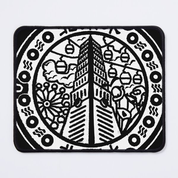 Item preview, Taipei 101 motif on Manhole in Taiwan - White Inverted designed and sold by mattraski.