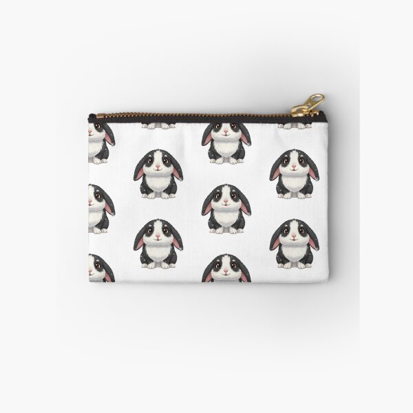 Item preview, Black and white bunny with snowflake designed and sold by The Cozy Cauldron.