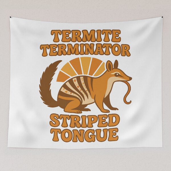 Item preview, Termite Terminator Striped Tongue designed and sold by WildlifeInc.