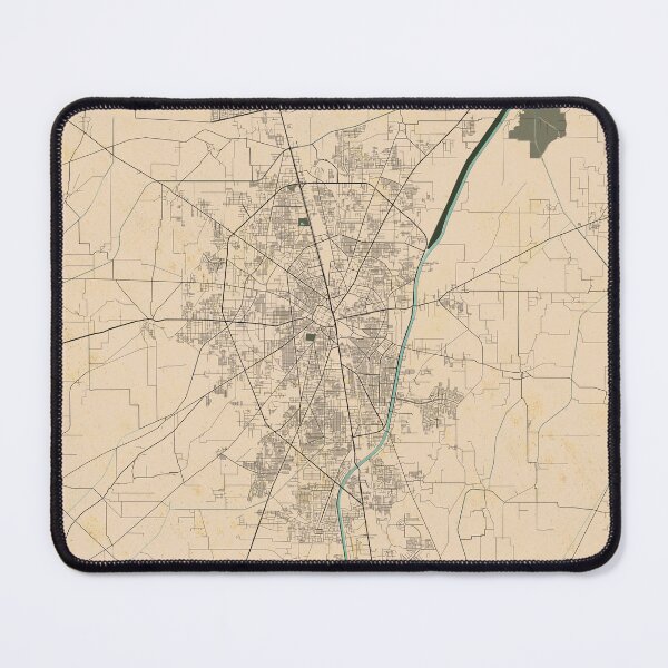 Item preview, Gujranwala City Map of Punjab, Pakistan - Vintage designed and sold by deMAP.