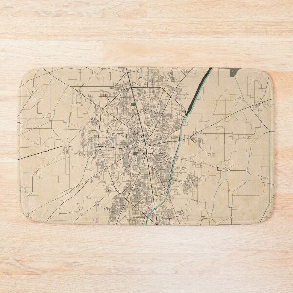 Item preview, Gujranwala City Map of Punjab, Pakistan - Vintage designed and sold by deMAP.