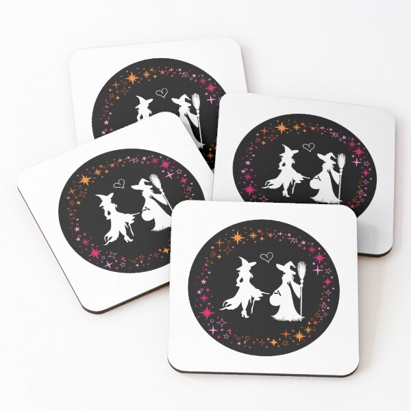 Item preview, Witches in love (black/white) designed and sold by Galaxy Creations.
