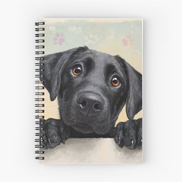 Item preview, Black Lab Peeking over Wall 02 designed and sold by Elisabeth Lucas.
