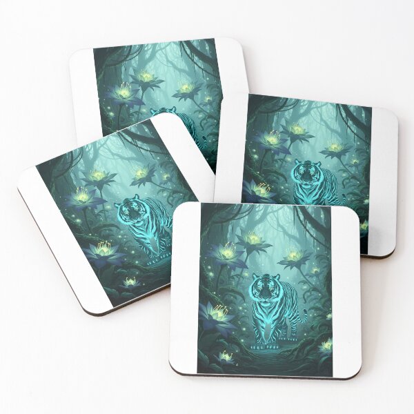 Item preview, Emerald Tiger – Keeper of the Forest designed and sold by Cherry Dreams.