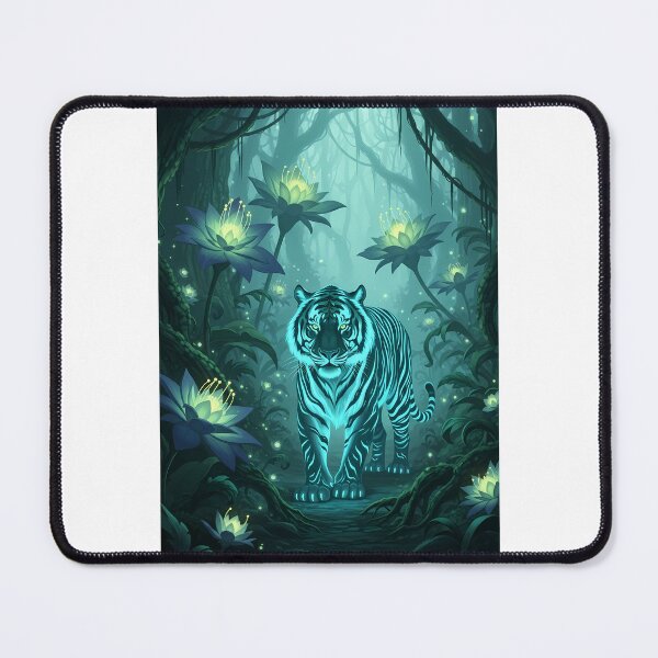 Item preview, Emerald Tiger – Keeper of the Forest designed and sold by Cherry Dreams.