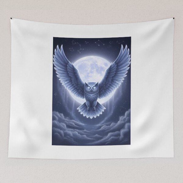 Item preview, Moonlight Owl – The Silent Watcher designed and sold by Cherry Dreams.