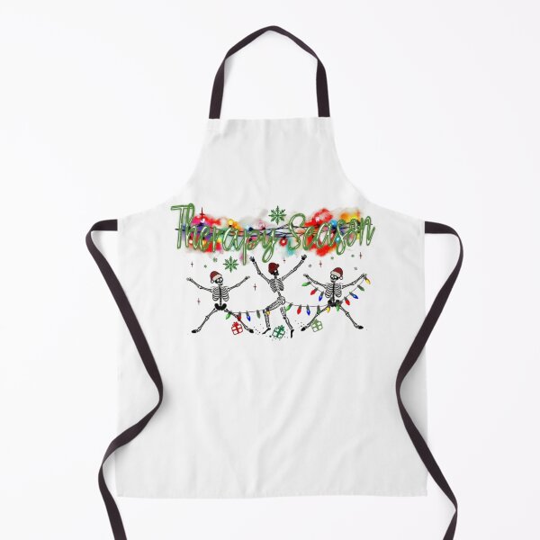 Item preview, Therapy Holiday Season Text Based Dancing Skeletons designed and sold by DivineHaven.