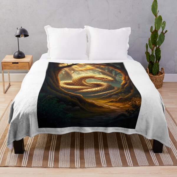 Item preview, Golden Serpent – Light of the Ancient Woods designed and sold by Cherry Dreams.
