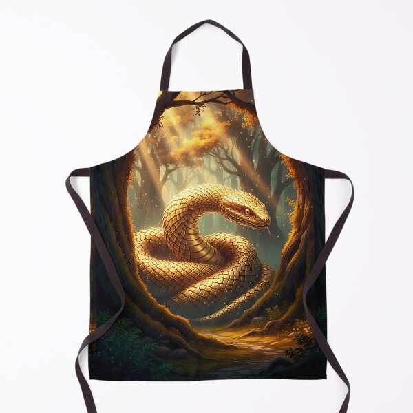 Item preview, Golden Serpent – Light of the Ancient Woods designed and sold by Cherry Dreams.