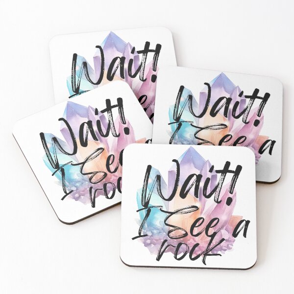 Item preview, Wait! I see a rock! designed and sold by Stickertariat.