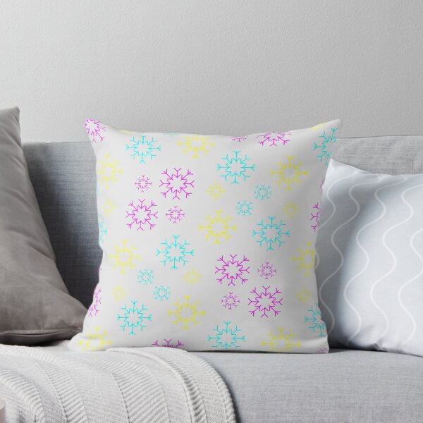 Item preview, Copos de nieve de colores brillantes designed and sold by CJ Ramirez Art.