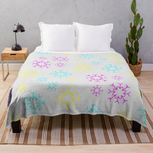 Item preview, Bright Colored Snowflakes designed and sold by CJ Ramirez Art.