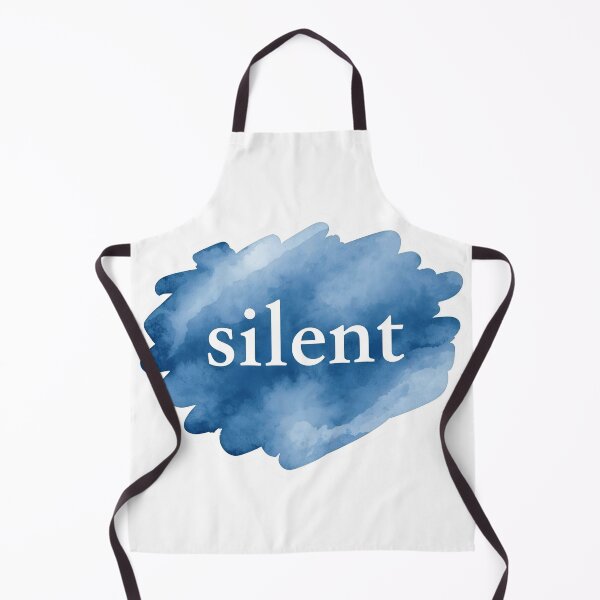 Item preview, Silent, Minimal Calm Sticker designed and sold by Moodune.