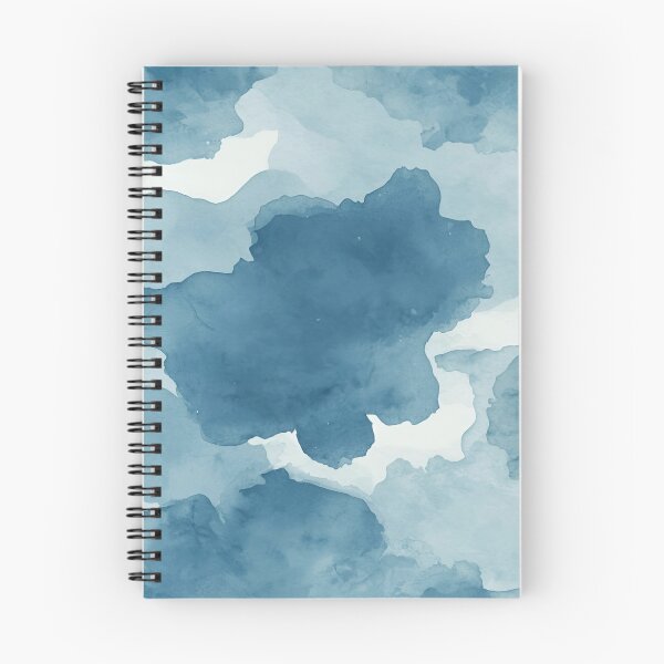 Item preview, Misty Blue Horizon – Minimal Ocean Watercolor Landscape designed and sold by MonoshiroStudio.
