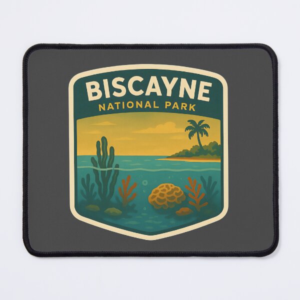 Item preview, Vintage American National Park Print: Biscayne designed and sold by PinUpPizzazz.